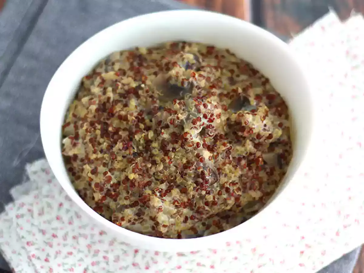Risotto de quinoa si ciuperci - poza 2