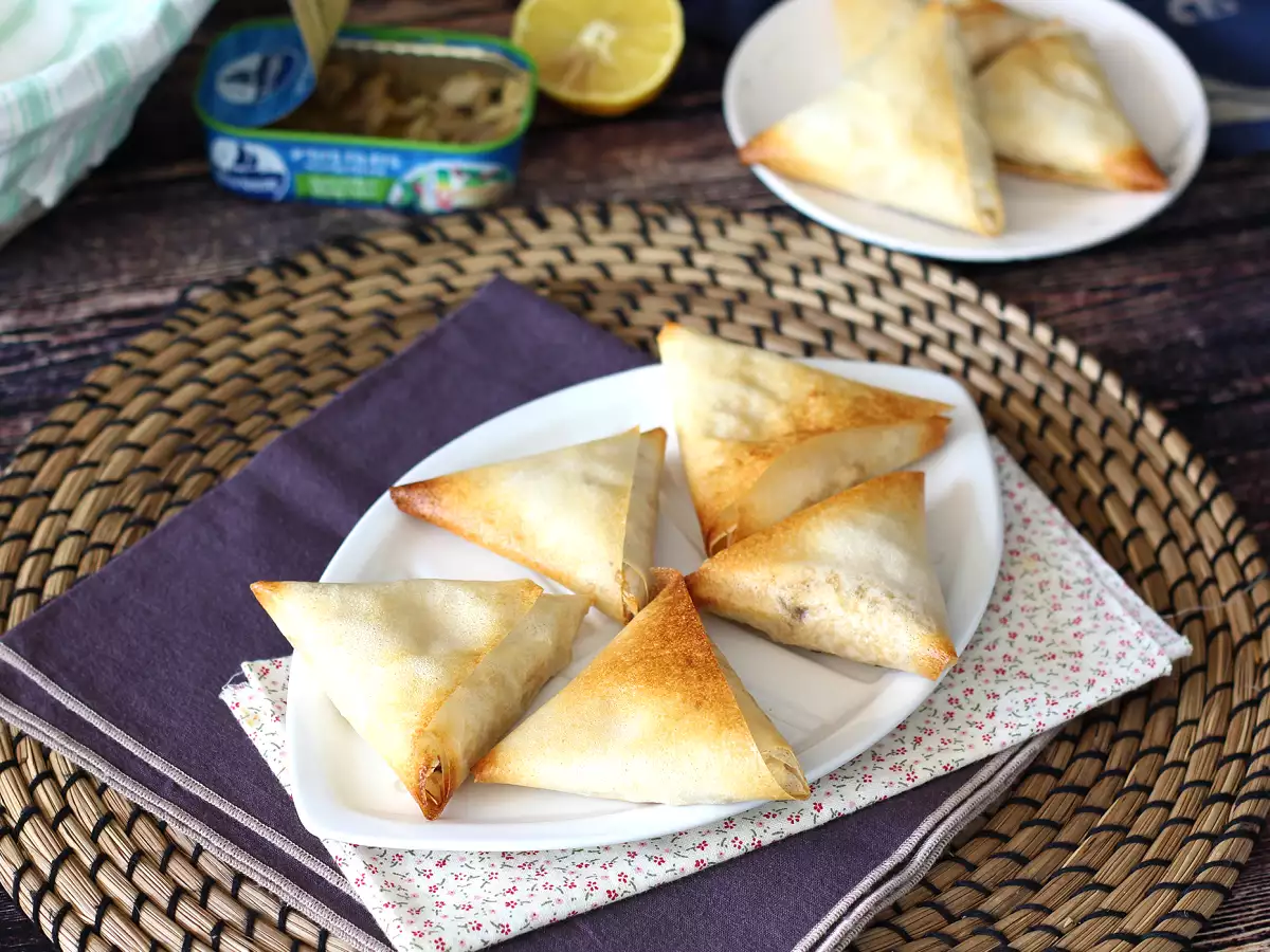 Samosas cu macrou și cremă de brânză - poza 4