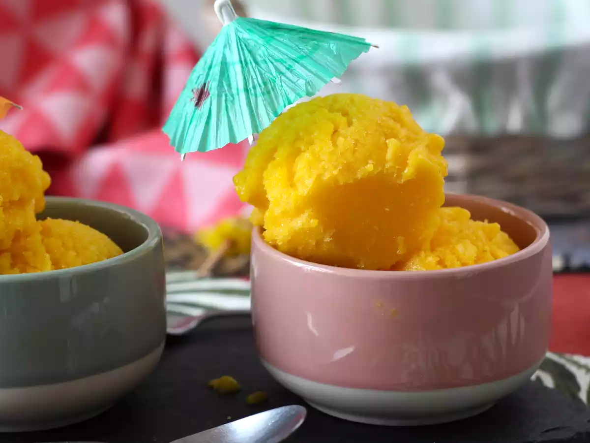 Sorbet de lime mango cu doar 3 ingrediente! - poza 6