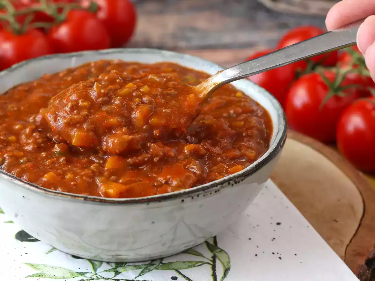 Sos bolognez de casă - ragù alla bolognese - poza 5
