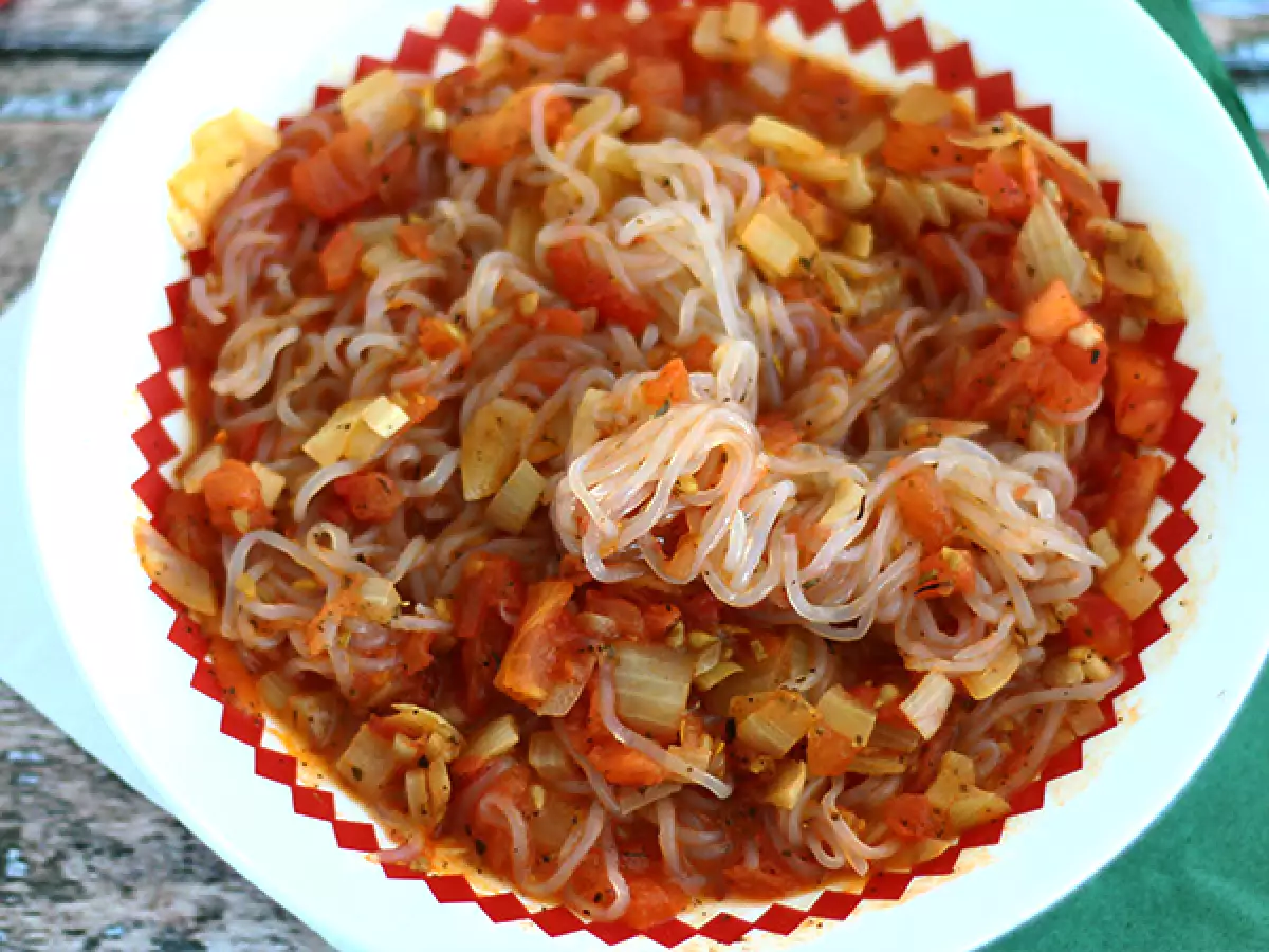 Spaghete konjac à la Provençale - poza 2