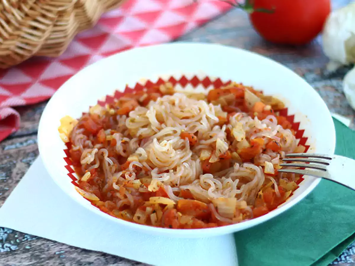 Spaghete konjac à la Provençale - poza 3