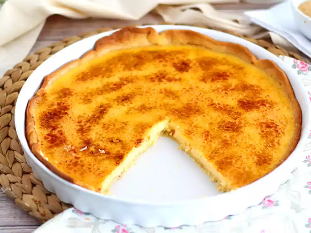Tarta crème brûlée- un desert elegant - poza 2