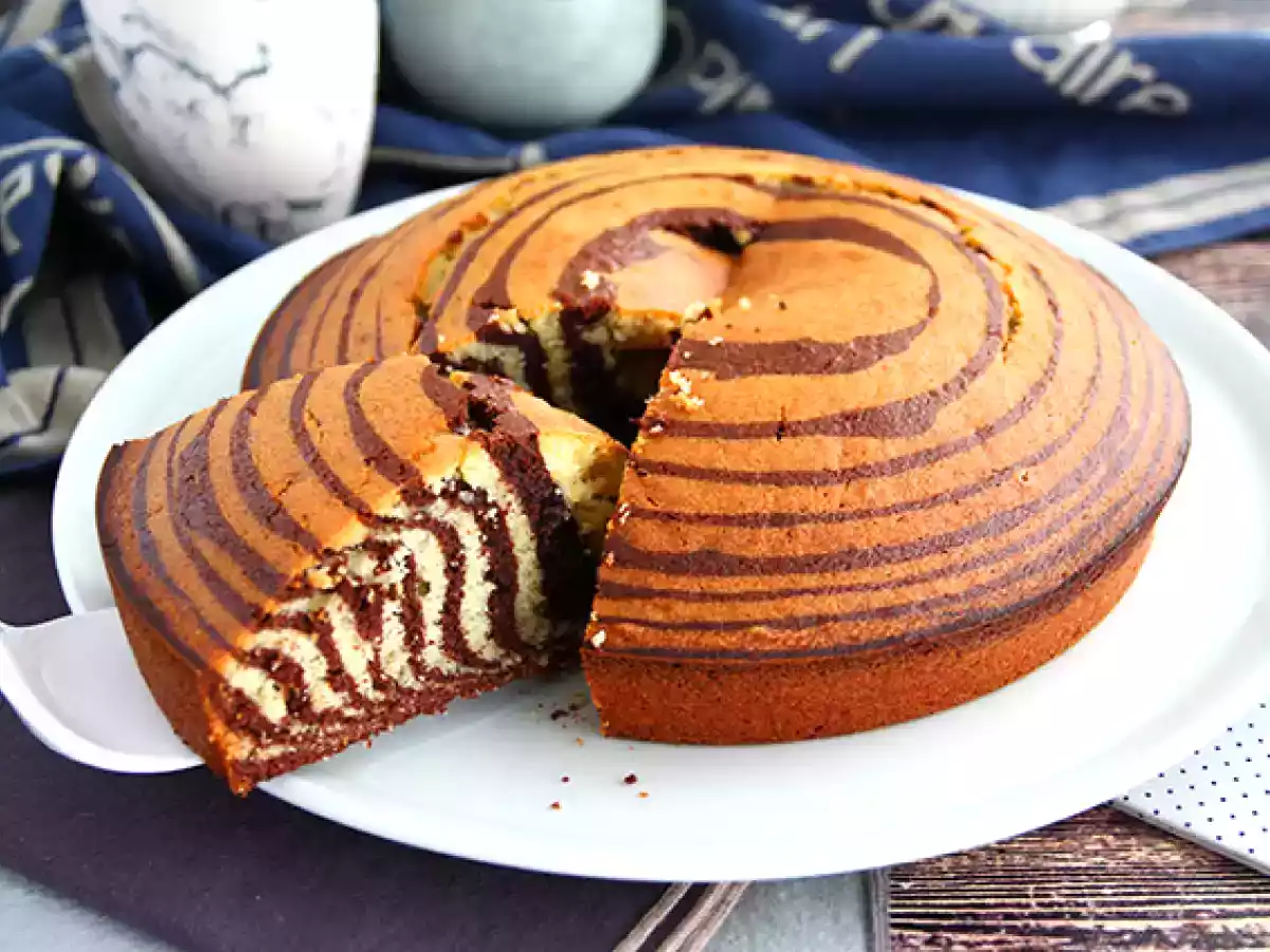 Tort zebra, desert exotic - poza 2