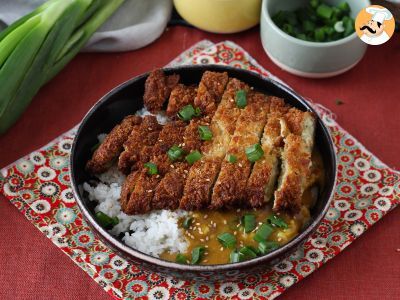 Vinete pane cu pesmet panko, curry japonez în stil katsu