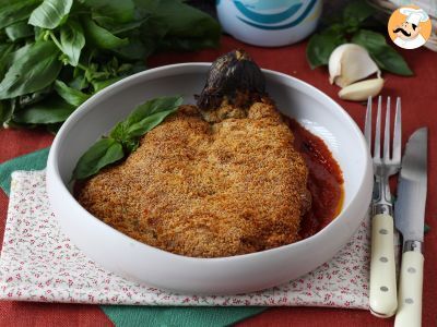 Vinete pane în stil milanez, dar vegetariene - Gătite la Air Fryer - poza 3