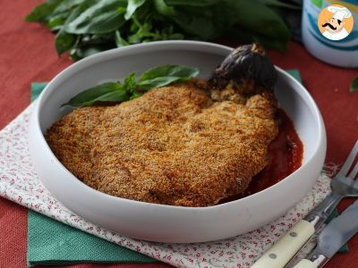 Vinete pane în stil milanez, dar vegetariene - Gătite la Air Fryer - poza 7